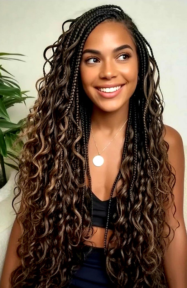 Knotless Braids Style 3